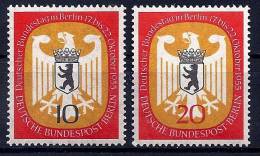 Berlin - Session Du Bundestag YT 114-115** / Deutscher Bundestag In Berlin Mi.Nr.129-130** - Unused Stamps