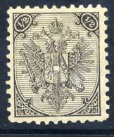 BOSNIA & HERZEGOVINA 1895 ½ Kr. Perforated 10½, LHM / *.  Michel 9 II A,  SG 119 - Bosnie-Herzegovine