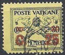 1931 VATICANO USATO GIALLINO - VTT001-3 - Used Stamps