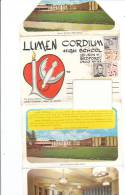 PO5467# SOUVENIR FOLDER - OHIO - BEDFORD - LUMEN CORDIUM HIGH SCHOOL  VG - Other & Unclassified