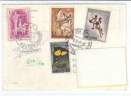 PO5662# SAN MARINO - STORIA POSTALE  VG 1967 - Briefe U. Dokumente