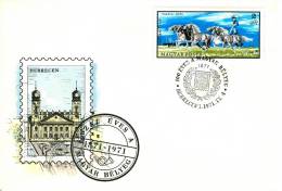 HUNGARY - 1971. Cover -100th Anniversary Of Hungarian Stamp With Special Cancellation : Debrecen-Horses,Hortobágy - FDC