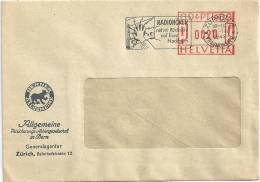 Ganzsachen Freistempel  "Berner Allgemeine Versicherung"       1948 - Briefe U. Dokumente