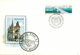 HUNGARY - 1971. Cover -100th Anniversary Of Hungarian Stamp With Special Cancel. : Budapest - Petőfi Bridge - FDC