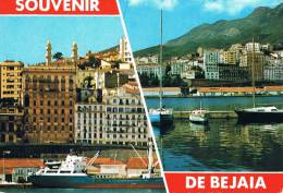 SOUVENIR DE BEJAIA - Carte Multivues , Le Port - ALGERIE - Circulée En 1979 - Bejaia (Bougie)