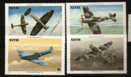 Nauru 1986 N° 361 / 4 ** Avions De Chasse, Aviation, Guerre, Spitfire, Prototypes, Bateaux, Missiles, Armée, Combat - Nauru