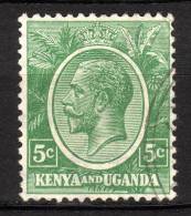 KENYA AND UGANDA - 1922/23 YT 2A USED - Kenya & Oeganda