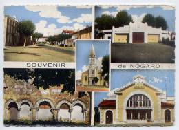 NOGARO--1966--Souvenir De Nogaro--Vues Diverses (arènes,Poste,rue,église) ,cpsm 10 X 15 N° 1 éd APA-POUX--état Moyen - Nogaro