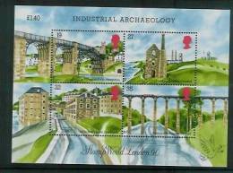 Bloc World Stamp London 1990  Industrial Archaeology  Xx/um - Blocs-feuillets