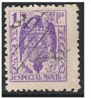 1922-SELLO AÑO 1939 FISCAL ESPECIAL MOVIL FRANCO GUERRA CIVIL SIN  PIE DE IMPRENTA  FRAGMENTO ORIGINAL Y SIN DEFECTOS - Fiscaux