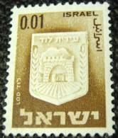 Israel 1965 Civic Arms Lod 1a - Mint - Unused Stamps (without Tabs)