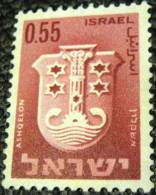 Israel 1965 Civic Arms Ashqelon 55a - Mint - Unused Stamps (without Tabs)