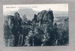 36350      Germania,      Die  Basteibrucke  Mit  D.  Lilienstein  -  Sachs.  Schweiz,  NV - Bastei (sächs. Schweiz)