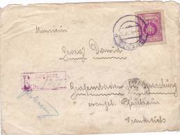 9357# POLOGNE LETTRE RECOMMANDEE Obl DZIEDZICE 1929 Pour GRAFFENSTADEN STRASBOURG BAS RHIN POLSKA - Covers & Documents