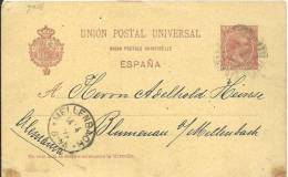 E.POSTAL COMERCIAL A ALEMANIA ESCANER - 1850-1931