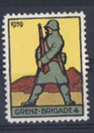 FP 88 - FELDPOST Troupes De Frontières GRENZ-BRIGADE 4 - Vignetten