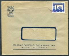 1945 Sweden 10 Ore Gothenborg Localpost Cover - Local Post Stamps