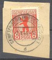 Berlin Brandenburg Michel 3 A Briefstück / Fragment / Piece - Berlin & Brandebourg