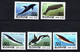 Corée Du Nord YV 2341/5 N 1992 Cétacés - Dolphins