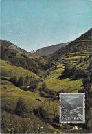 ANDORRE ESPAGNOL CARTE MAXIMUM NUM.YVERT  54  PRAIRIES AYNOS - Andere & Zonder Classificatie