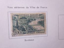 COLLECTION TIMBRES FRANCE POSTE AERIENNE  DEBUT 1940 -OBLITERES AVEC CHARNIERE - Oblitérés