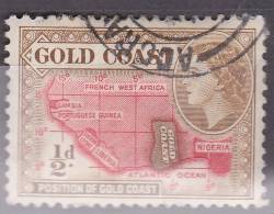 Gold Coast, 1952, SG 153, Used - Gold Coast (...-1957)