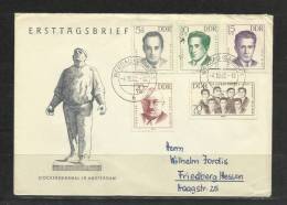 TOP!! DDR * GELAUFENER BRIEF VON WERDAU NACH FRIEDBERG VOM 4.10.1962 **!! - Cartas & Documentos