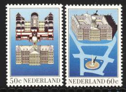 Niederlande / Netherlands 1982 : Mi 1221/1222 *** - Palast / Palace In Amsterdam - Nuevos