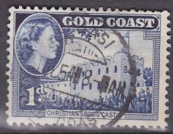Gold Coast, 1952, SG 154, Used - Gold Coast (...-1957)