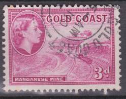 Gold Coast, 1952, SG 158, Used - Gold Coast (...-1957)