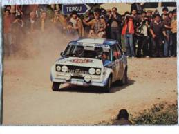 Automobile - CPM : Voiture Rallye - FIAT ABARTH 131 - Alen / Kivimaki - Rallye