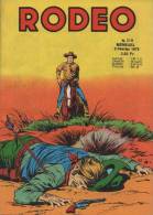 RODEO N° 318 BE LUG 1978 - Rodeo