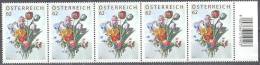2012 Treuebonusmarke 2011 - Blumenstrauß - Nur Für Abonennten Fünferstreifen Postfrisch/neuf/MNH [-] - Neufs