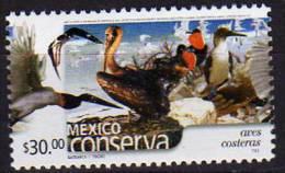 Mexique.oiseaux De Mer (pelicans ,etc)  1 T-p **  Haute Faciale,  émis En Quantité Limitée - Pélicans