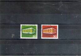 1969 - EUROPA-CEPT / BRD  Y&T No 446/447 - 1969
