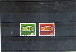 1969 - EUROPA-CEPT / BRD  Y&T No 446/447 - 1969