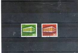 1969 - EUROPA-CEPT / BRD  Y&T No 446/447 - 1969