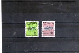 1972 - EUROPA-CEPT / BRD  Y&T No 567/568 - 1972