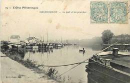 DEPTS DIV -oise -ref -F548-maurecourt - Le Port Et Les Peniches - Peniche   - - Maurecourt