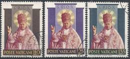 1954 VATICANO USATO SANTIFICAZIONE DI PIO X - VTT001-2 - Used Stamps