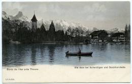 SUISSE : THUN - BORDS DE L'AAR PRES THOUNE - Thoune / Thun