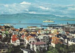 Iceland Reykjavik  View Towards The Harbour And Mt. Esja  A-1235 - Island