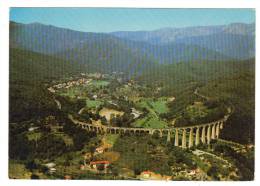 CPM De Chamborigaud   Vue Sur Le Viaduc De La S.N.C.F. Sur Le Luech Et Au Fond Le Village - Chamborigaud