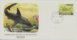 == Mikronesien FDC 1989  Fische - Micronesia