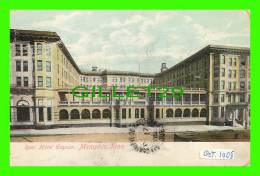 MEMPHIS, TN - REAR HOTEL GAYOSO - TRAVEL IN 1908 - C. E. WHEELOCK & CO - - Memphis