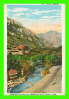 OGDEN, UT - SHOWING COTTAGES & HERMITAGE HOTEL - UNION PACIFIC SYSTEM - PUB. BY SOUVENIR NOVELTY CO - - Ogden