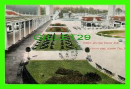 KANSAS CITY, MO - SECTION SHOWING FLOWER BEDS, ELECTRIC PARK - TRAVEL IN 1908 - - Kansas City – Missouri