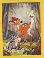 Postcad - Disney, Bambi And His Friend Thumper, 3D     (V 16873) - Disneyworld