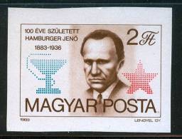 HUNGARY - 1983.Imperforated Stamp - Jenő Hamburger MNH!! Mi 3611B - Nuovi
