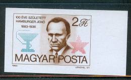 HUNGARY - 1983.Imperforated Stamp - Jen Hamburger /Margin Copy MNH!! Mi 3611B - Unused Stamps